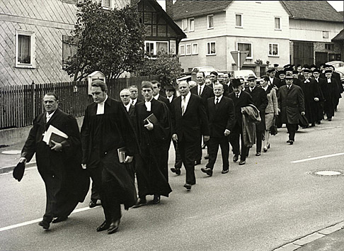 Einführung von Dekan Eisenberg am 4. Oktober 1970